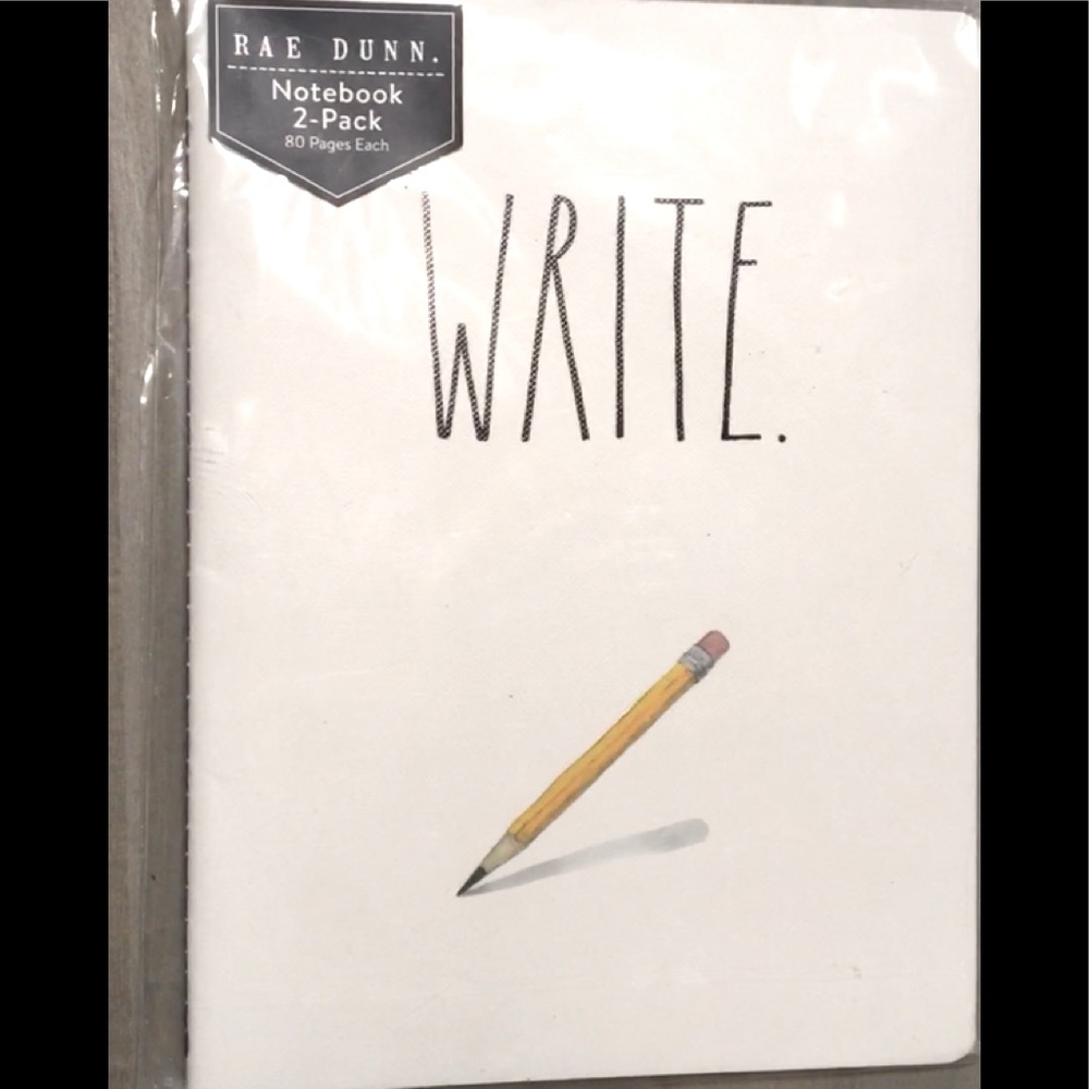 🖋Rae Dunn 2 pack Lined Notebooks